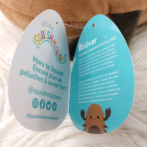 Squishmallows Bolivar The Scorpion Desert Squad Plush - Picture 7 of 11